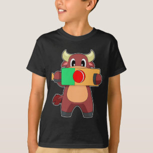 Bull Kricket Kricketschläger T-Shirt