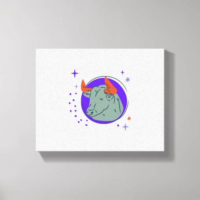 Bull Leinwanddruck (Vorderseite)