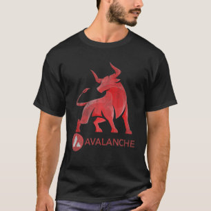 Bull Market Avalanche AVAX Münze Krypto Token Brie T-Shirt