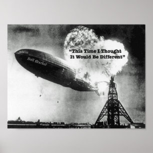 Bull Market Crash Spaß Poster