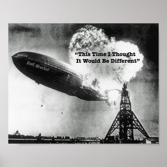 Bull Market Crash Spaß Poster (Vorne)