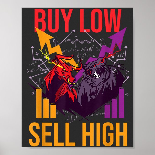 BULL MARKET KAUFEN NIEDRIG VERKAUF HOHEN HANDELSMA POSTER (Vorne)