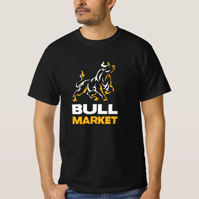 Bull Market Trader Wallstreet Investor T-Shirt (Vorderseite)