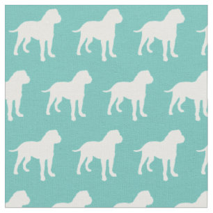 Bull Mastiff Hund Silhouette Haustier Bullmastiff Stoff