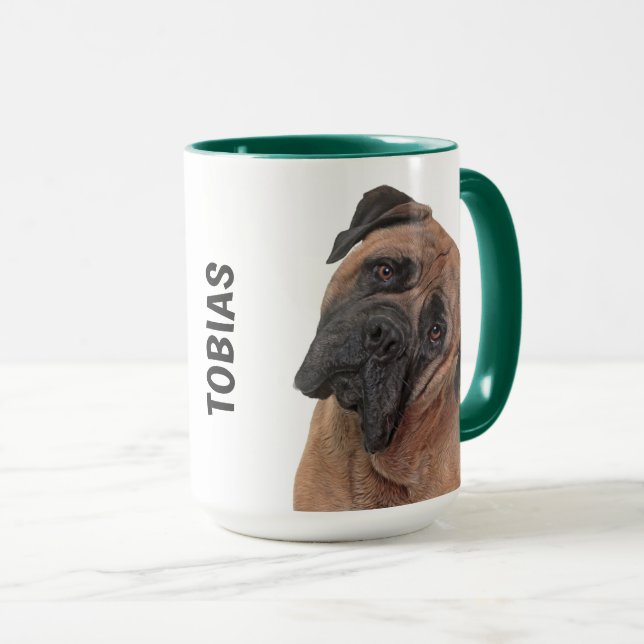 Bull Mastiff Personalisierte Mug Tasse (VorderseiteRechts)