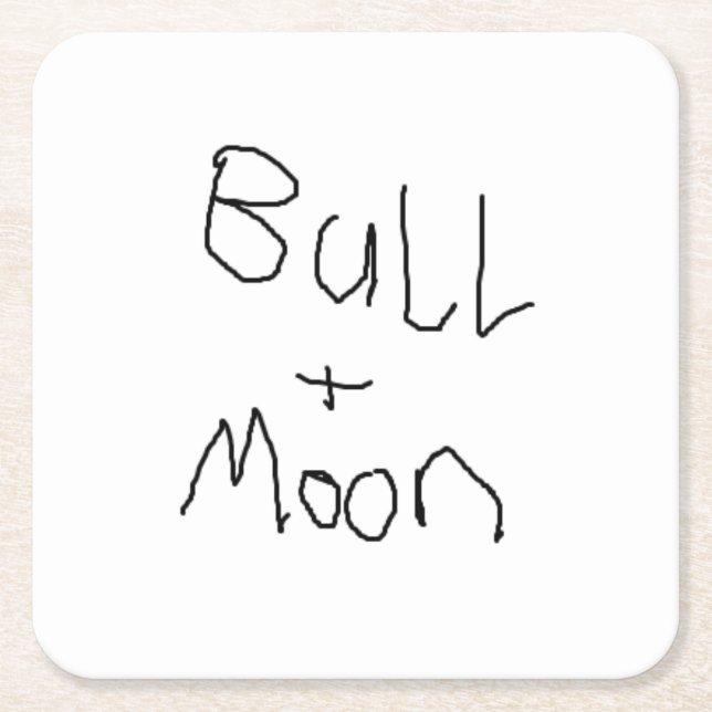 Bull Moon "Red Days" Untersetzer (Vorderseite)