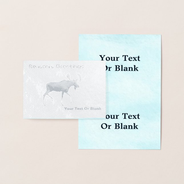 Bull Moose - Die Grüße der Saison Folienkarte (Anzeige)