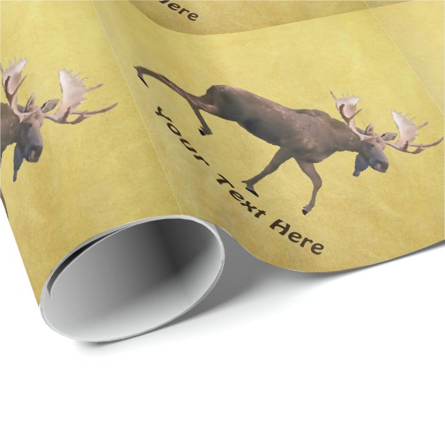 Bull Moose Geschenkpapier (Rolleneckpunkt)