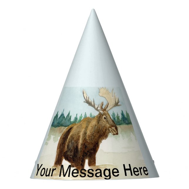 Bull Moose Partyhütchen (Vorderseite)