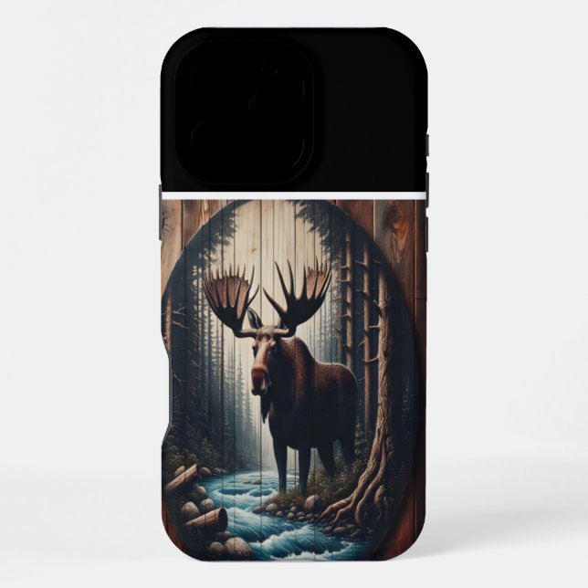Bull Moose River  iPhone Hülle (Rückseite)