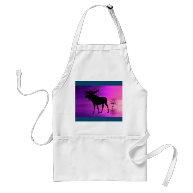 Bull Moose-Silhouette Schürze (Vorne)