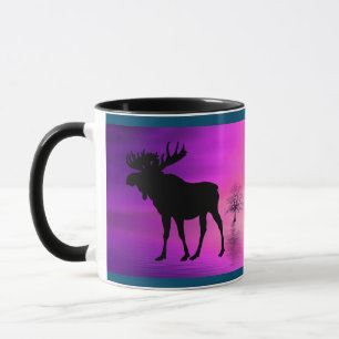 Bull Moose-Silhouette Tasse