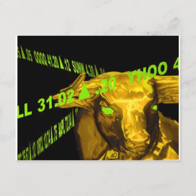 Bull Postkarte (Vorderseite)