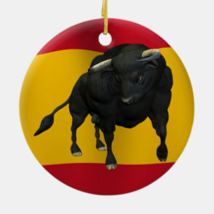BULL - REALISTIK KERAMIKORNAMENT