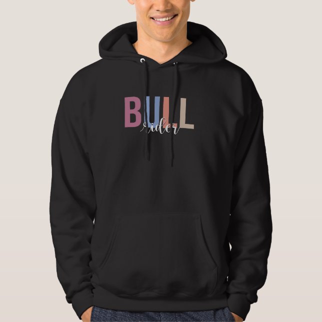 Bull Rider Bull Riding Cowboy Hoodie (Vorderseite)