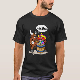 Bull Rider Bullfighter Bull Vs Rodeo Clown Bullrid T-Shirt