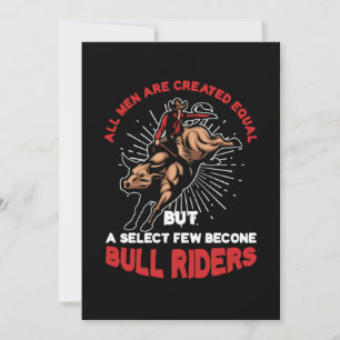 Bull Riders Cowboys reiten Country Rodeo Geschenk Einladung