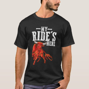 Bull Riding Pbr Rodeo Bull Rider Western Ranc T-Shirt