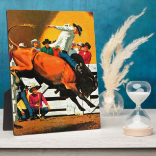 Bull Riding von Fred Ludekens Fotoplatte