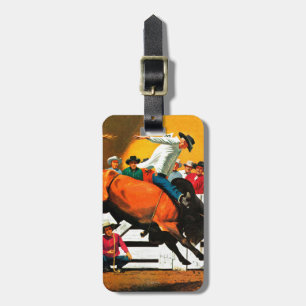 Bull Riding von Fred Ludekens Gepäckanhänger