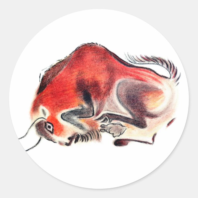 Bull Runder Aufkleber (Vorderseite)