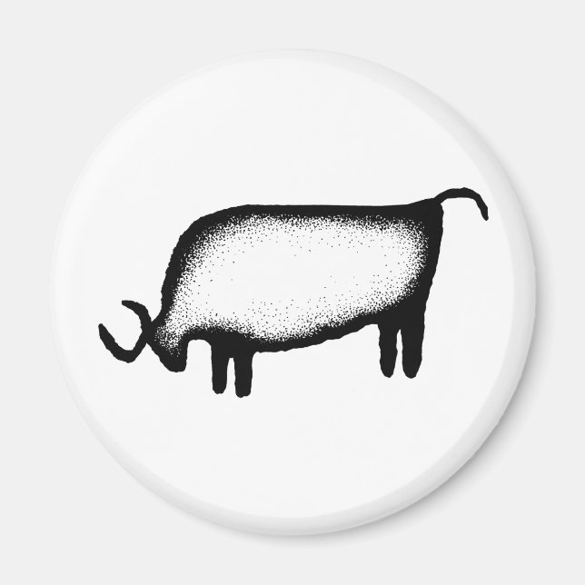 Bull - schwarz magnet (Vorne)