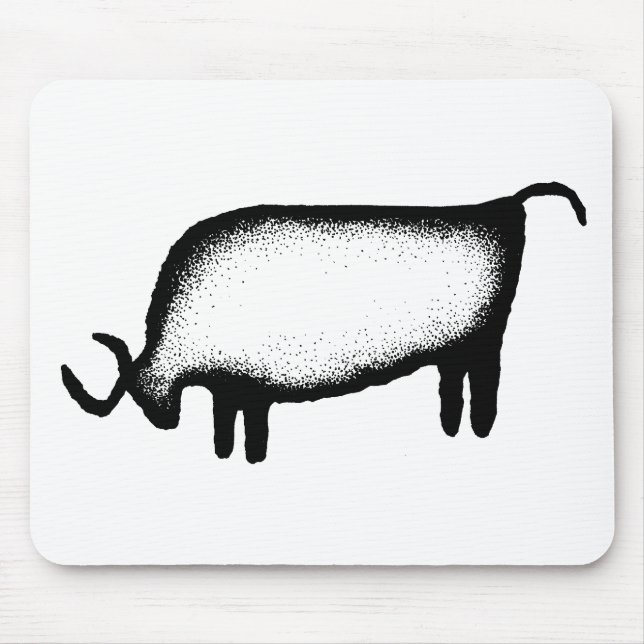 Bull - schwarz mousepad (Vorne)