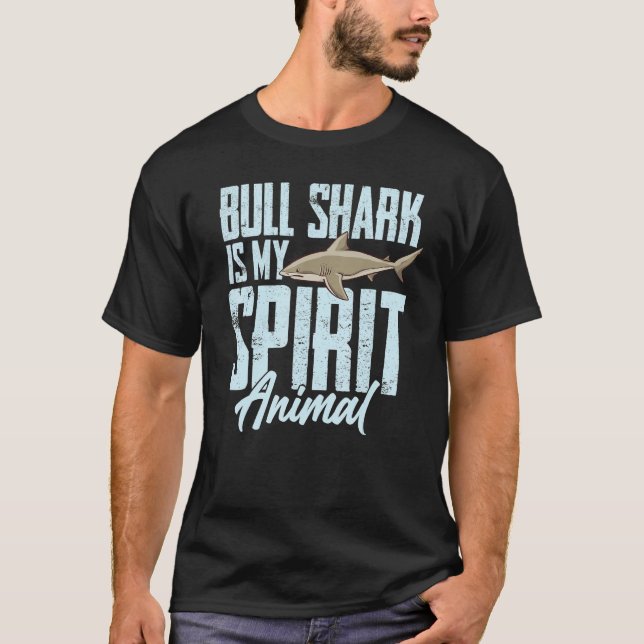 Bull Shark Teeth Animal Ocean T-Shirt (Vorderseite)