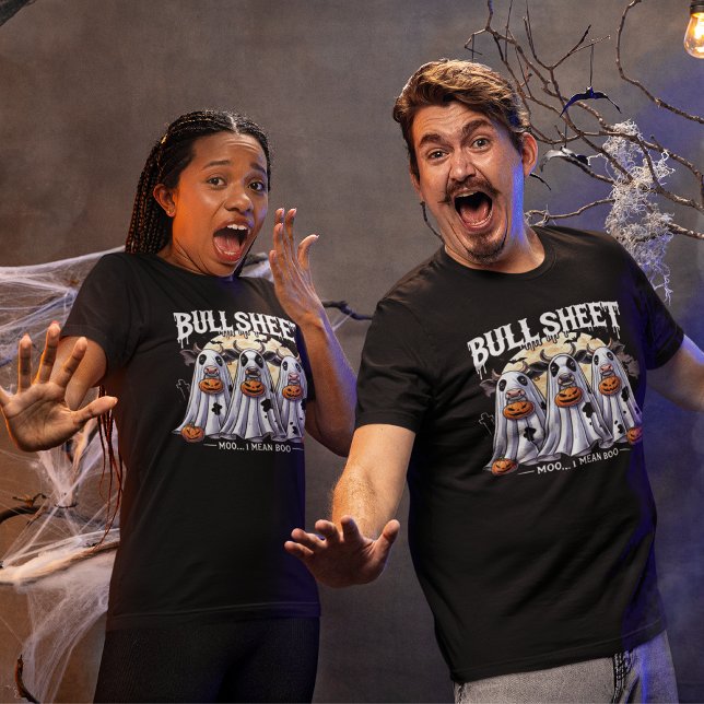 Bull Sheet moo Funny Bulls Halloween T-Shirt (Bull Sheet moo Funny bulls Halloween adult T-Shirt)