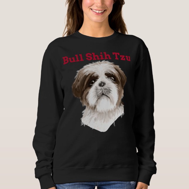 Bull Shih Tzu Sweatshirt (Vorderseite)