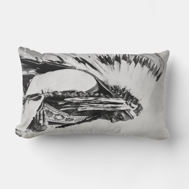 Bull sitzend, ein Hunkpapa-Sioux Lendenkissen (Vorderseite)