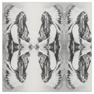 Bull sitzend, ein Hunkpapa-Sioux Stoff