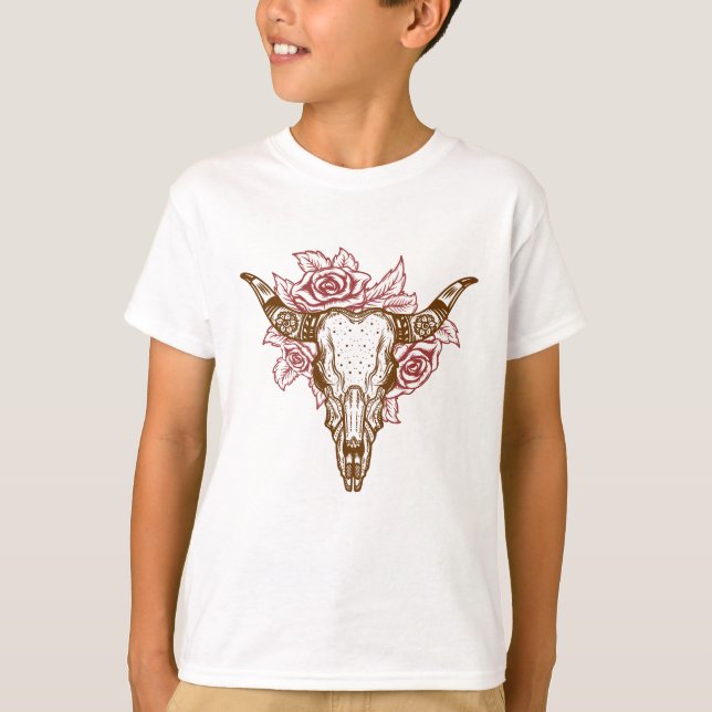 Bull Skull T-Shirt (Vorderseite)