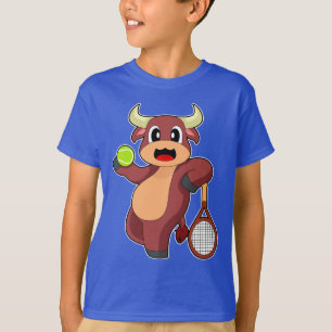 Bull Tennis Tennis Ball T-Shirt