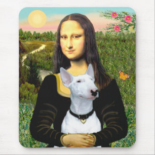 Bull Terrier 1 - Mona Lisa Mousepad