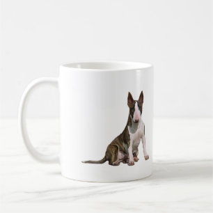Bull Terrier (B) - Brindle und Weiß Kaffeetasse