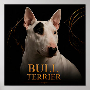 Bull Terrier Bold Character Kollektion Poster