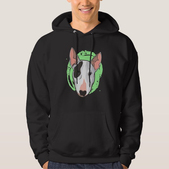 Bull Terrier Breed Dog Owner Hoodie (Vorderseite)