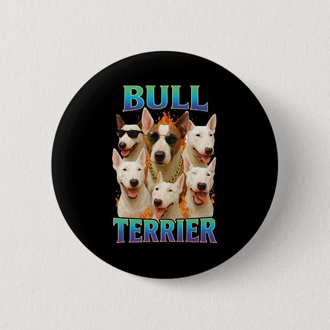 Bull Terrier Button (Vorderseite)