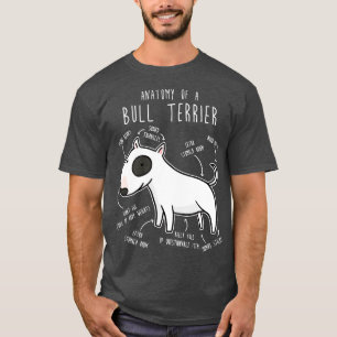 Bull Terrier Dog Anatomie T-Shirt