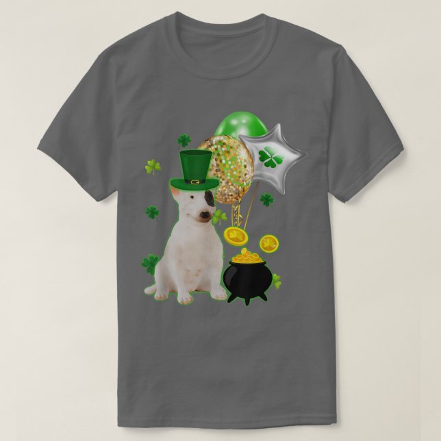 Bull Terrier Dog, Baumwolle  T-Shirt (Design vorne)