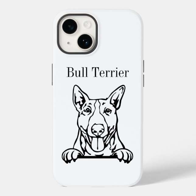Bull Terrier dog Case-Mate iPhone Hülle (Rückseite)