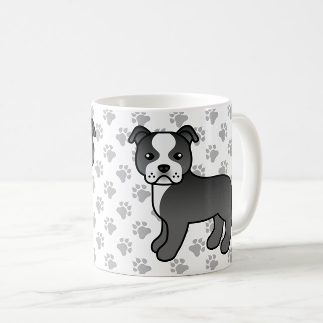 Bull Terrier Dog Kaffeetasse (VorderseiteRechts)