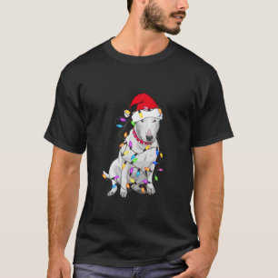 Bull Terrier Dog Light Decke Weihnachtslieder T-Shirt