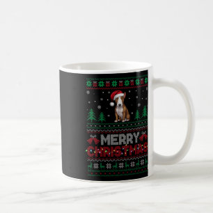 Bull Terrier Dog Lovers Weihnachtsmannmütze Weihna Kaffeetasse