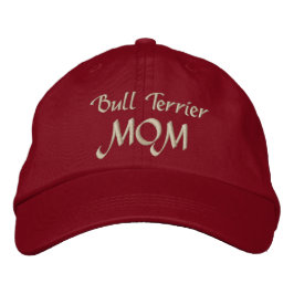 Bull Terrier Dog MAMA Bestickte Baseballkappe