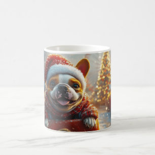 Bull Terrier Dog Roller Untersetzer Weihnachten Kaffeetasse
