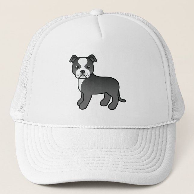 Bull Terrier Dog Truckerkappe (Vorderseite)
