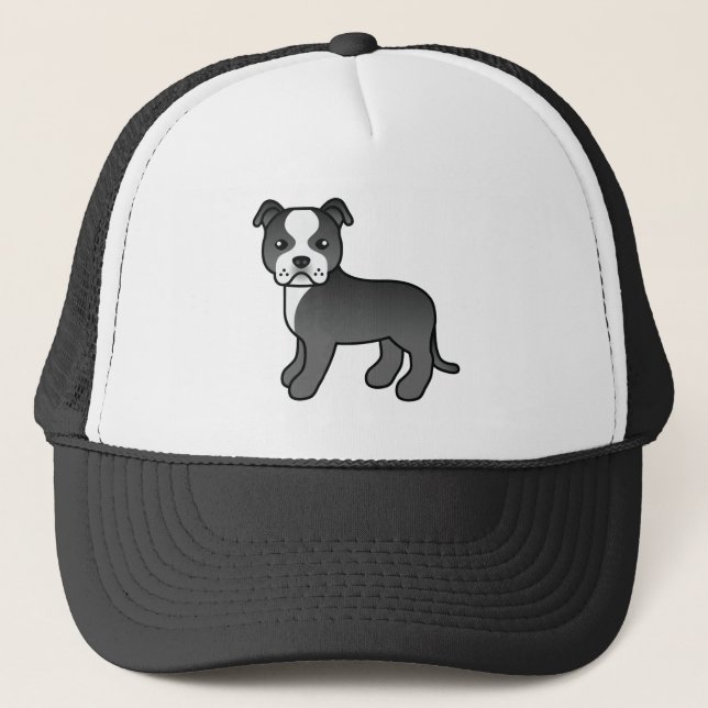 Bull Terrier Dog Truckerkappe (Vorderseite)
