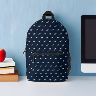 Bull Terrier Dogs Muster Personalisiert Bedruckter Rucksack